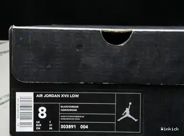 17 Jordan Air Black Chrome 303891-004 OG Low 0610